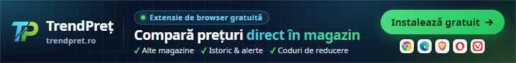 TrendPreț — compară prețuri direct în magazin. Extensie gratuită